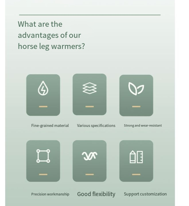 Adjustable Horse Leg Boots Fleeced Leather Equine Guards Mosquito Repellent Wraps Reduced Abrasion Equestrian Gear - Black